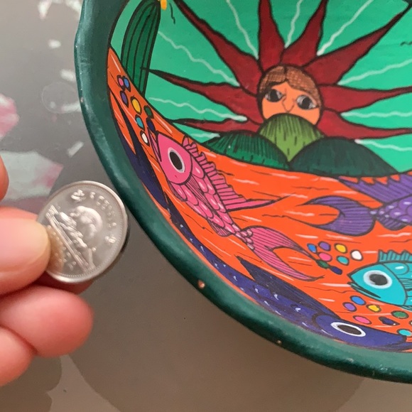 Mexican painted terracotta - Picture 4 of 4